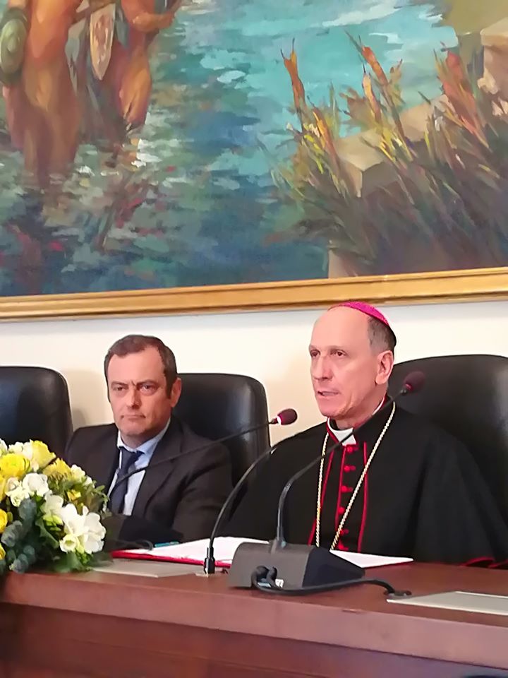 Sora, Compleanno del Mons. Gerardo Antonazzo: gli auguri dell'amministrazione