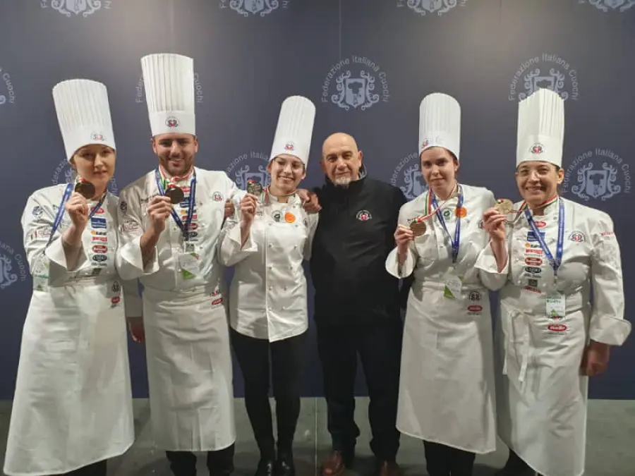 Ben 5 medaglie in Ciociaria dai Campionati di Cucina Italiana di Rimini