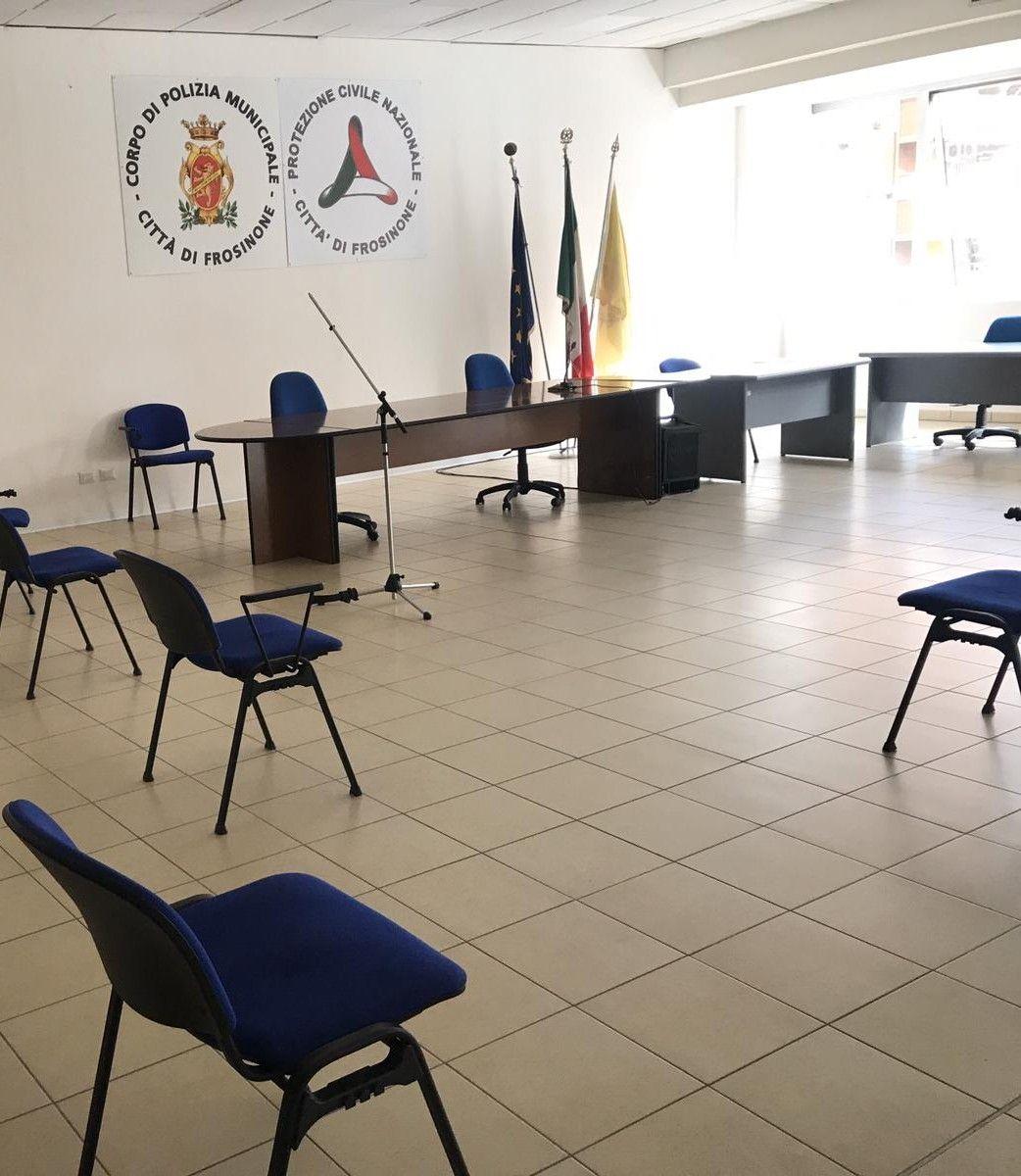 Frosinone, Consiglio comunale in sicurezza