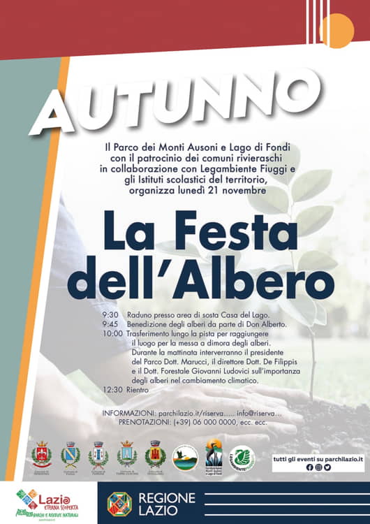 Nella “Giornata dell’Albero 2022" piantumazione di 100 alberelli nella Riserva Regionale Lago di Canterno