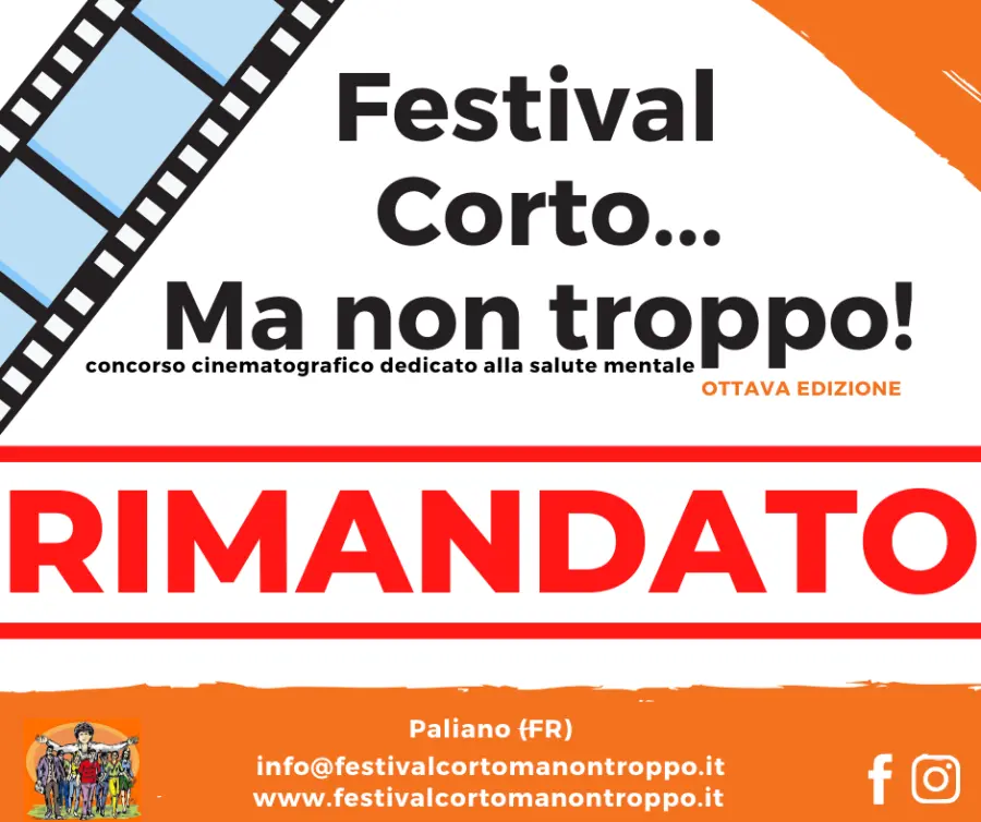Paliano, "Festival Corto...Ma non troppo!": Rimandata l’ottava edizione