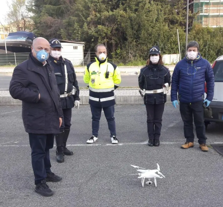 Frosinone, Il Comune usa i droni per monitorare spostamenti e temperature