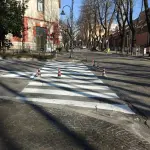 Frosinone, Lavori per la segnaletica orizzontale