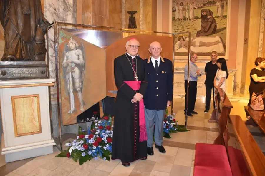 Frosinone, San Michele Arcangelo: la polizia celebra il suo Santo Patrono 