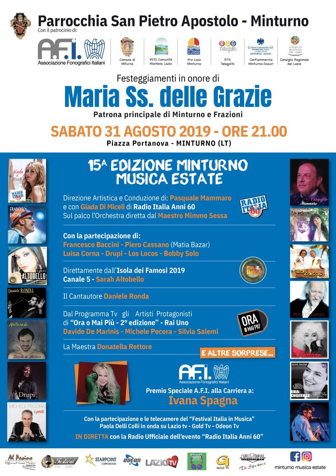 Minturno Musica Estate: tutto pronto