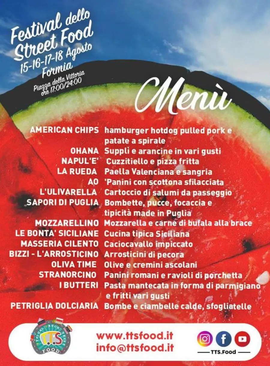 Formia, In arrivo il Festival dello Street Food