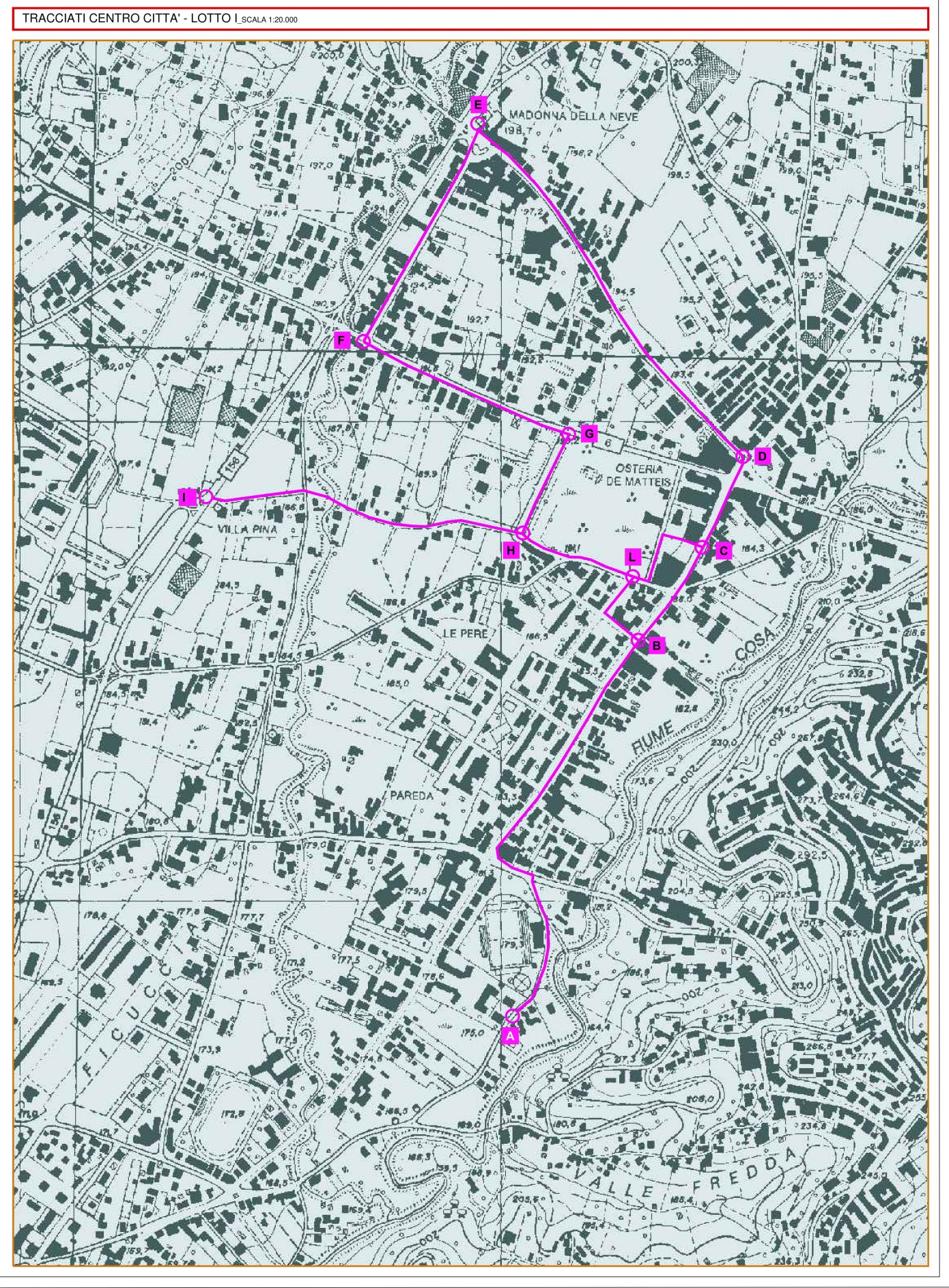 Frosinone, 12 km di ciclabile: ecco i percorsi