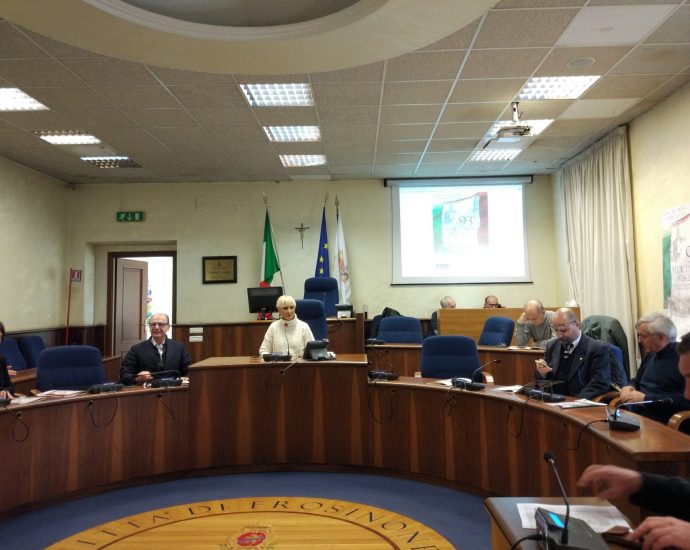 93° anniversario dell’istituzione a capoluogo della città di Frosinone: convegno in Comune 5