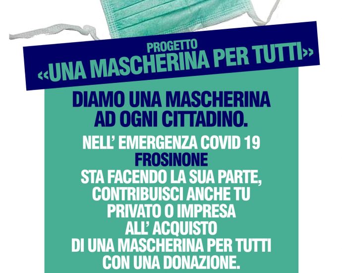 Frosinone, Il Comune distribuirà mascherine a tutti i cittadini 4