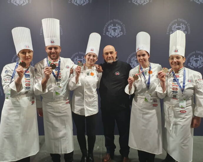5 medaglie ai Campionati di Cucina Italiana